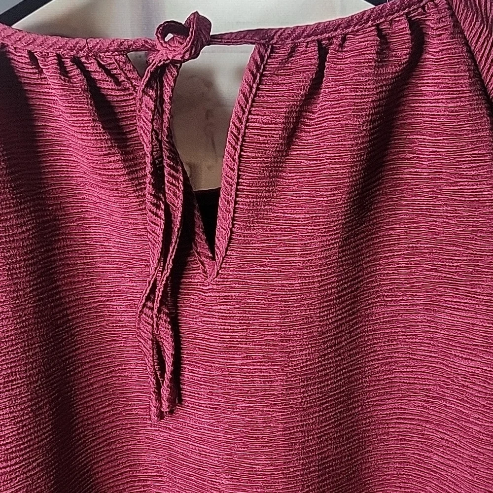 Marc New York red plum blouse - Picture 8 of 9